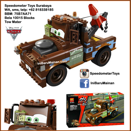 220rb LEGO MERK BELA 10015 TOW MATER  Speedometer Toys 
